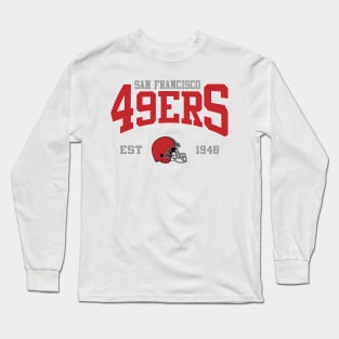 Retro San Francisco Football Long Sleeve T-Shirt